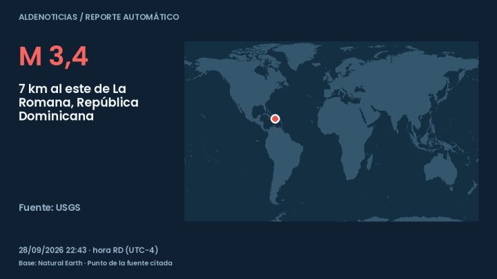 Portada del reporte: 7 km al este de La Romana, República Dominicana