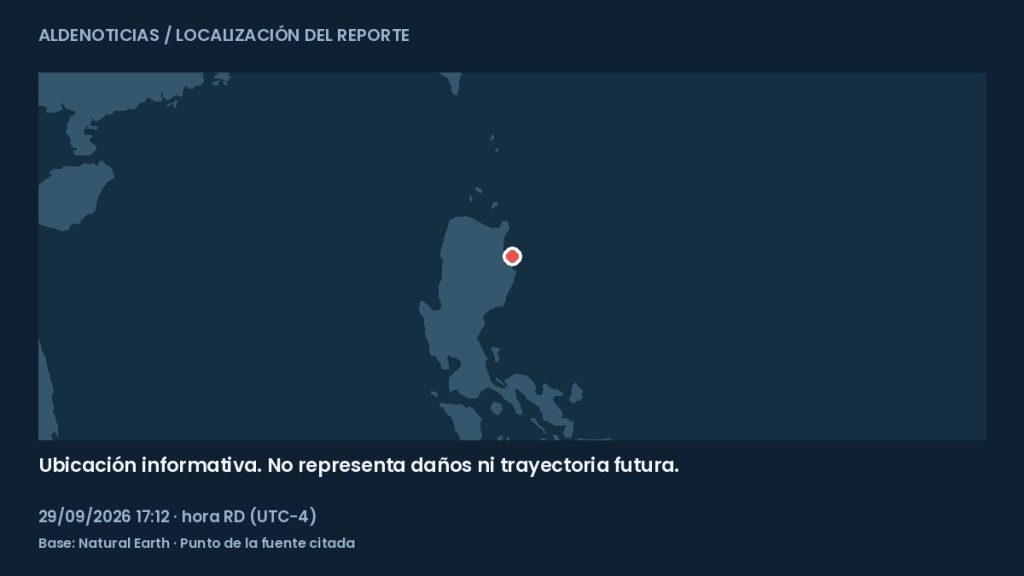 Mapa informativo: 49 km al norte de Dicabisagan, Filipinas