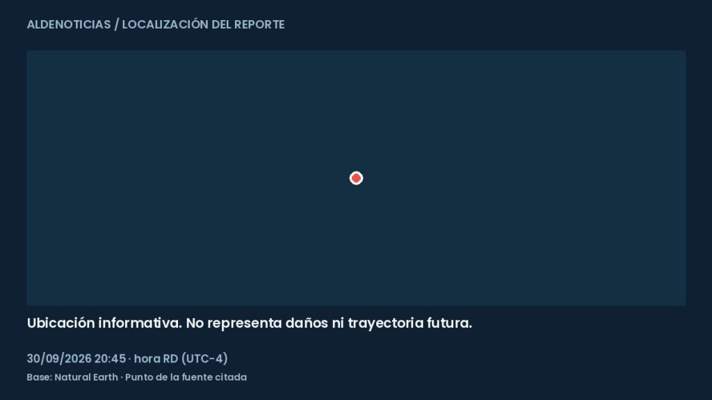 Mapa informativo: northern dorsal mesoatlántica