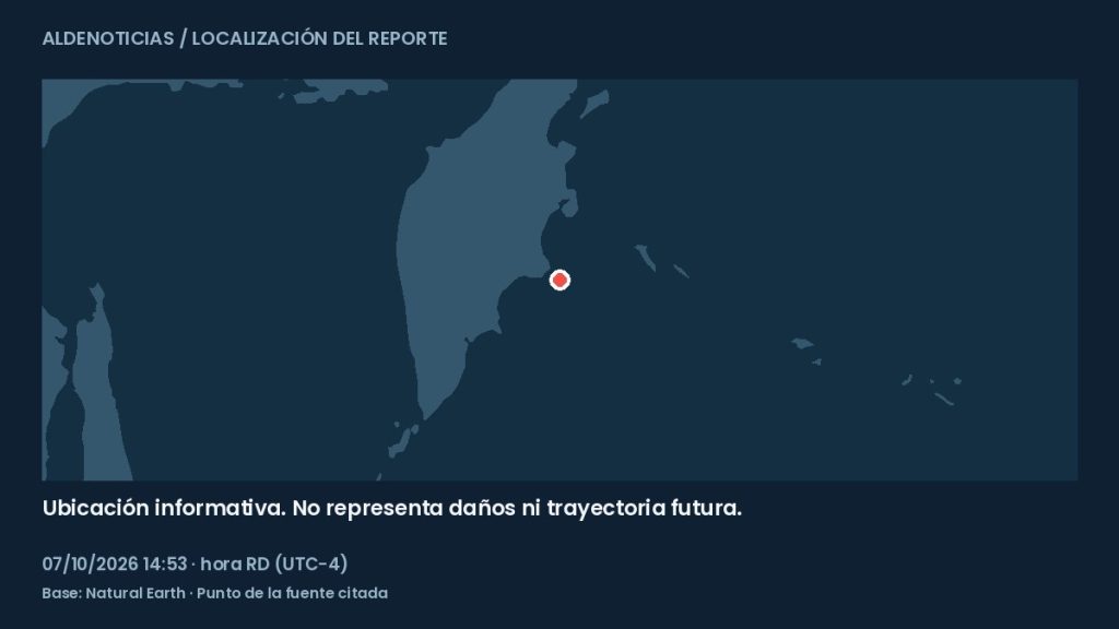 Mapa informativo: 194 km al sur de Ust’-Kamchatsk Staryy, Rusia